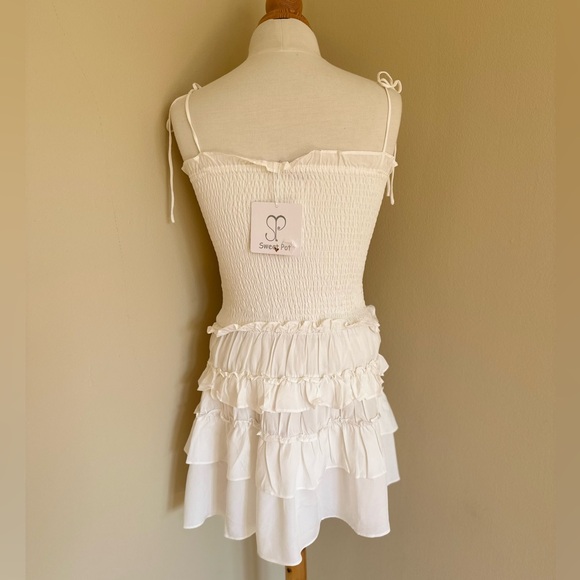 Sweet Pot Women’s Smock Mini Dress - Picture 4 of 7